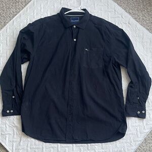 Tommy Bahama Black Casual Button Down shirt